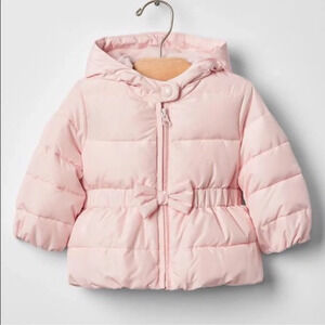 Baby gap winter parka with bow